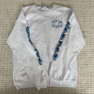 Ron Jon White Surfing Pullover